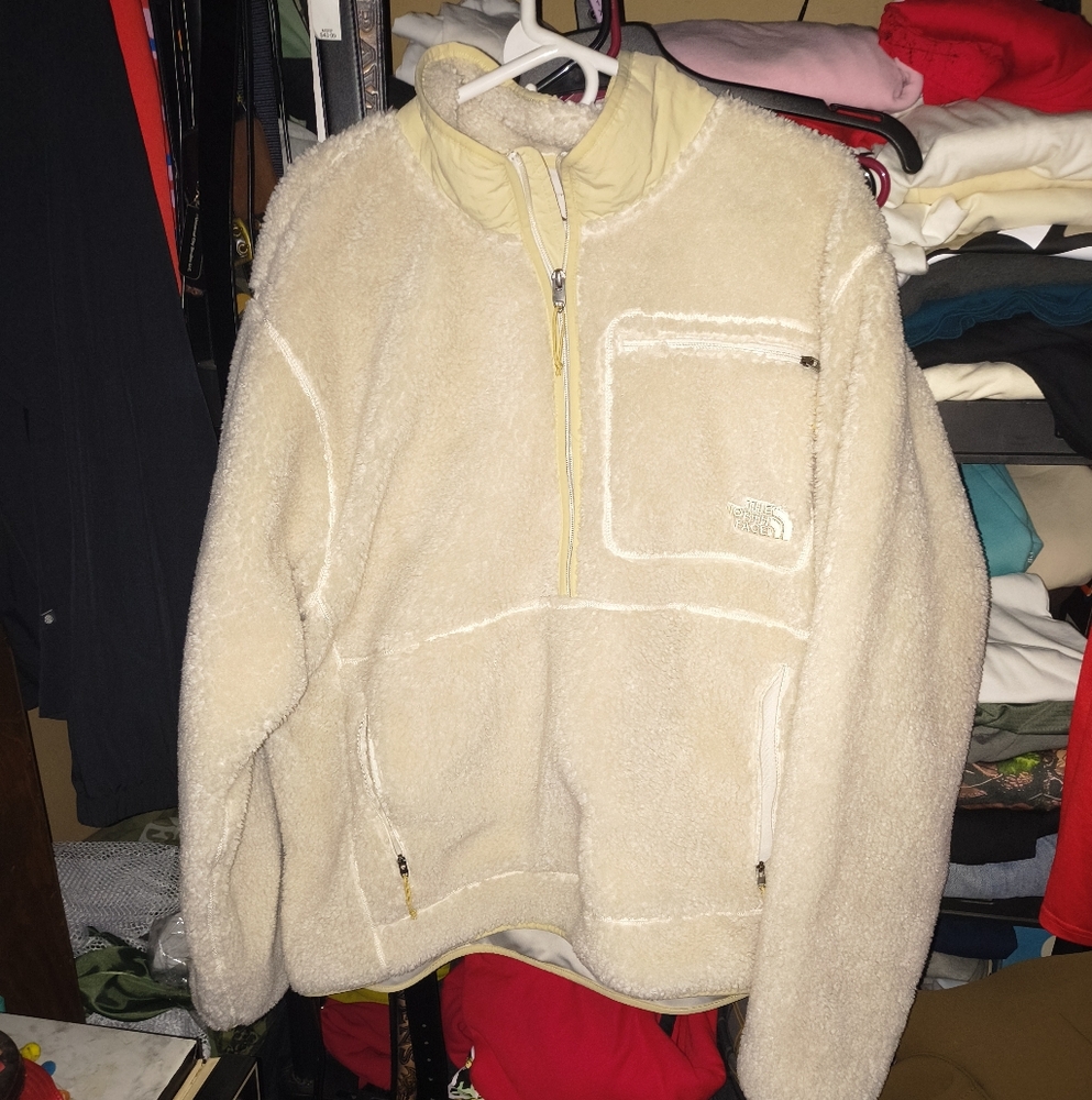 NWOT The North Face Quarter Zip Fleece Pullover Heavy Duty Very Warm